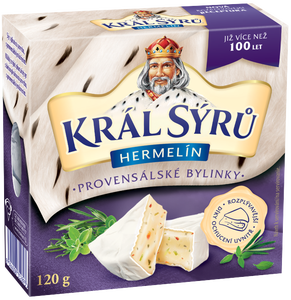 Král Sýrů Hermelín provensálské bylinky