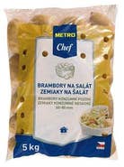 Brambory konzumní salátové prané