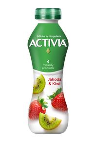Activia Probiotický jogurtový nápoj jahoda a kiwi