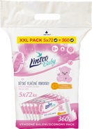 Linteo Baby Dětské vlhčené ubrousky s měsíčkem lékařským XXL Pack 5x72ks