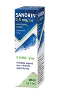 Sanorin 0,5 mg/ml nosní sprej, roztok 10 ml