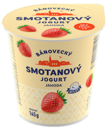 Milsy Bánovecký smetanový  jogurt jahoda
