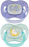 Canpol babies Dudlík svítící silikonový symetrický NIGHTGLOW (6-18 m), kluk