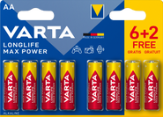 Varta Longlife Max Power 6+2 AA