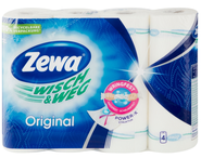 Zewa Wisch&Weg Original kuchyňské utěrky, 4 role