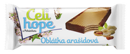 Celi hope Oplatka polomáčená arašídová, bez lepku