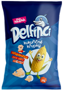 Pan Křupka Delfínci kukuřičný snack bez soli
