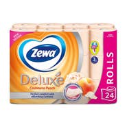 Zewa de luxe Cashmere peach toaletní papír 3vrstvý, 24 rolí