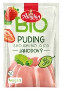 Amylon Pudink jahodový bezlepkový BIO