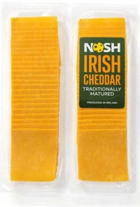 Nosh Irský červený cheddar, plátky 2x500g