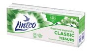 Linteo Papírové kapesníky Classic bílé, 2vrstvé