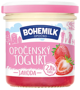 Bohemilk Opočenský jogurt jahoda 2.8%