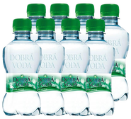 Dobrá voda jemně perlivá PET 8x250ml