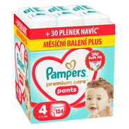 Pampers Premium Care Plenkové kalhotky, vel. 4 (9-15 kg)