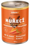 Louie Konzerva pro psy - Kuřecí s mrkví a prebiotiky
