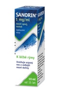 Sanorin SANORIN 1 mg/ml nosní sprej, roztok 10 ml