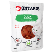 Ontario Pochoutka kachna, tenké plátky pro kočky 