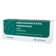 Medicamenta Calcii Carbonici 0,5 tbl. 50 tablet