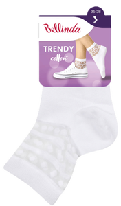 Bellinda Trendy dámské ponožky bílé, vel. 35-38