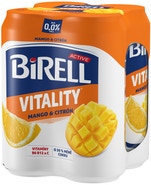 Birell 0.0 Vitality Mango & Citrón nealkoholické pivo s méně cukru 4x0,33l