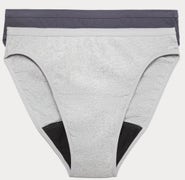 Marks & Spencer  Menstruační kalhotky, barva:šedá Velikost:18 