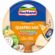 Hochland Quattro Mix sýr tavený 45% 3x140g