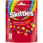 Skittles Fruits žvýkací bonbony v křupavé krustě s příchutí ovoce