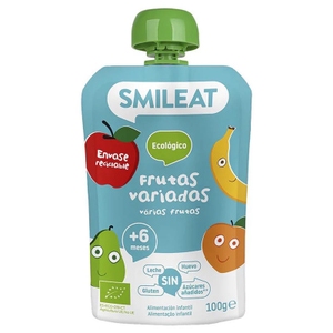 Smileat BIO kapsička broskev, banán, jablko, hruška