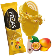 Pegas Premium Mango & Marakuja v mangové polevě