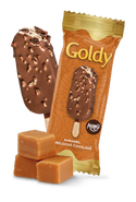 Miamo GOLDY smetana-karamel v belgické čokoládě s arašídy