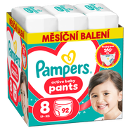 Pampers Plenkové kalhotky Monthly Box, vel. 8 (17+ kg)