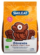 Smileat BIO špaldové kakaové sušenky s jablečnou šťávou panenským olivovým olejem 10M+