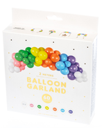 PartyDeco Balónková girlanda - Páska barevná 200cm 