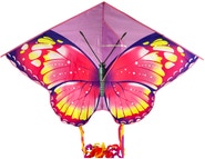 Teddies Drak, létající motýl, nylon, 145 x 97 cm