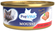 PreVital Konzerva pro kočky, hovězí