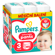 Pampers Plenkové kalhotky Monthly Box, vel. 3 (6-11 kg)