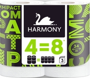 Harmony Compact Toaletní papír 3vrstvý, 4 role