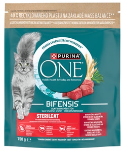 Náhled kategorie Purina ONE Bifensis Sterilised granule pro kočky, hovězí