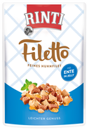 Rinti Filetto Adult kuře a kachna v želé, kapsička pro psy