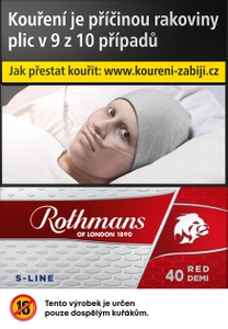 Rothmans S-Line 40s Red 