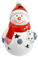 Flexio Porcelánový LED Sněhulák 