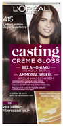 L´Oréal Paris Casting Creme Gloss semipermanentní barva na vlasy, odstín 415 ledový kaštan