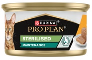 ProPlan Sterilised konzervy pro kočky, kuře, paštika