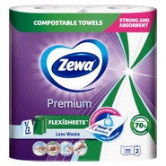 Zewa Premium FlexiSheets kuchyňské utěrky, 2vrstvé, 2 role