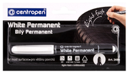 Centropen Popisovač permanent bílý