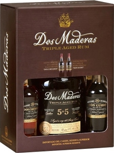 Dos Maderas P.X. 5+5 10YO (40%) 700ml + 2x Sherry 10cl (dárkové balení)