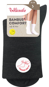 Bellinda Bambus Comfort dámské ponožky černé, vel. 35-38