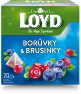 Loyd čaj borůvky/brusinky pyramidový