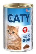 Caty Kousky v omáčce s hovězím pro kočky