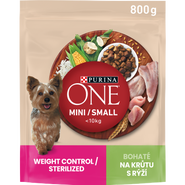 Purina ONE Mini Weight Control granule pro psy, krůta